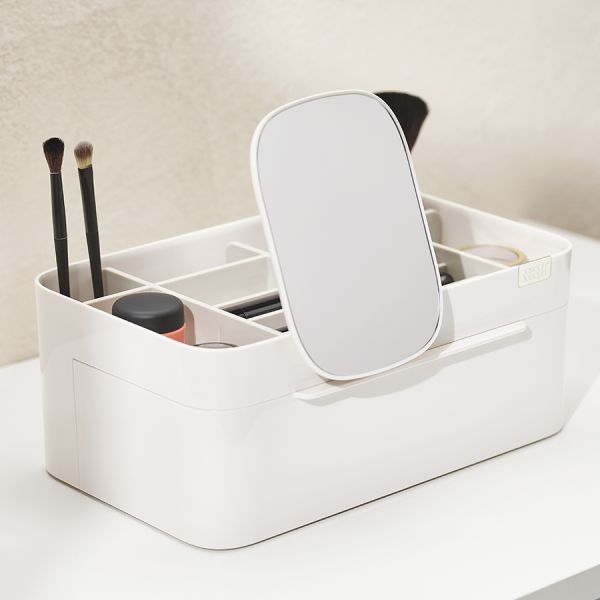 Органайзер для косметики с выдвижным отсеком и съемным зеркалом Viva Large, Joseph Joseph, изображение 4