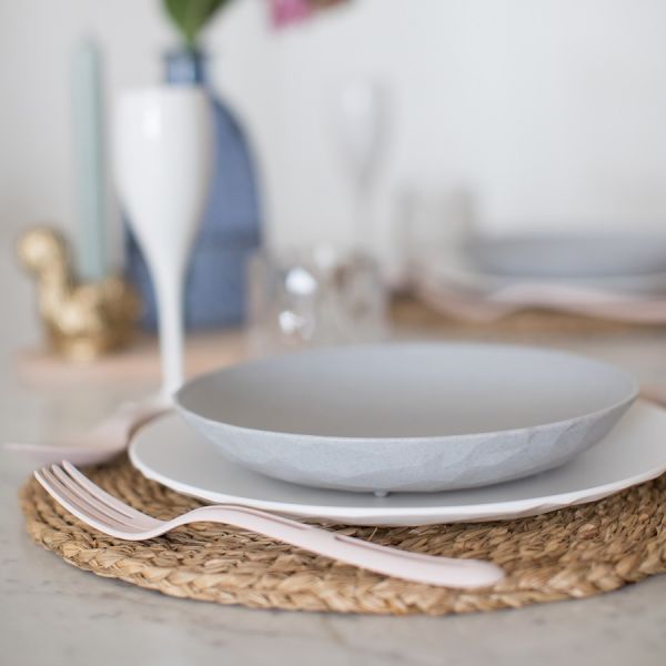 Набор столовых приборов Klikk, Organic, розовый, 3 пред., Koziol, изображение 2