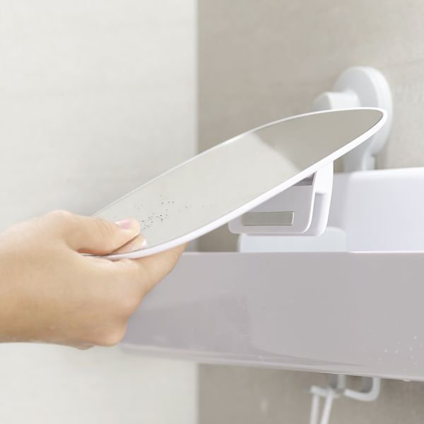 Органайзер для душа с зеркалом EasyStore, 40 см, белый, Joseph Joseph, изображение 10