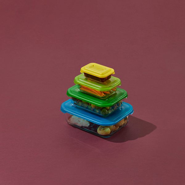 Набор из 4 контейнеров Nest стеклянный, Joseph Joseph, изображение 5