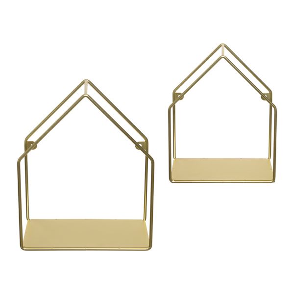 Набор полок настенных Cenci, золотой, 2 шт., Bergenson Bjorn, изображение 6