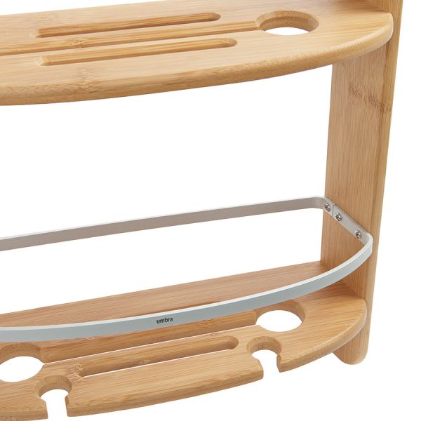 Органайзер для душа Barrel, натуральное дерево, Umbra, изображение 10