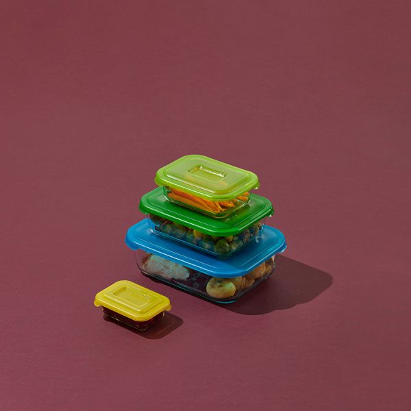 Набор из 4 контейнеров Nest стеклянный, Joseph Joseph, изображение 4