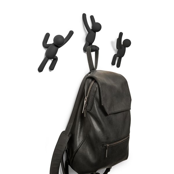 Вешалки-крючки Buddy 3 шт. черные, Umbra, изображение 6