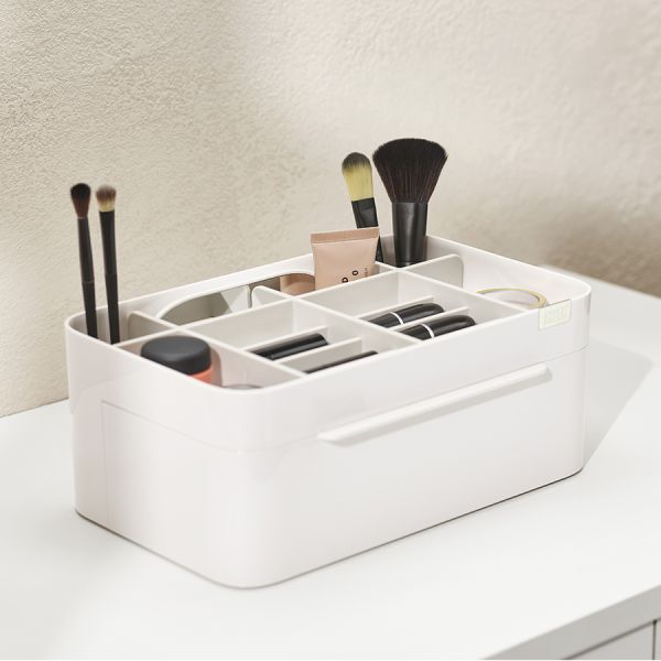 Органайзер для косметики с выдвижным отсеком и съемным зеркалом Viva Large, Joseph Joseph, изображение 5