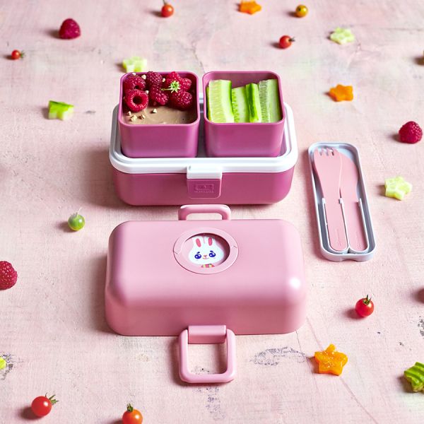 Набор из 3 столовых приборов в футляре MB Pocket, color blush, Monbento, изображение 4