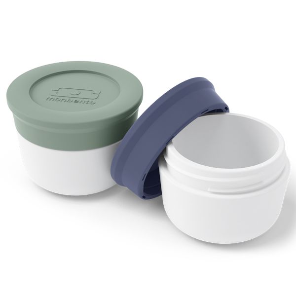 Набор из 2-х соусниц с крышками MB Temple, 20 мл, green natural + blue natural, Monbento, изображение 6