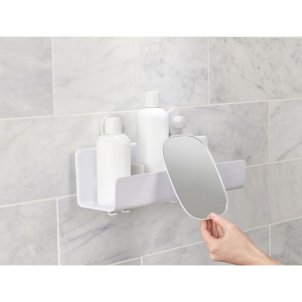 Органайзер для душа с зеркалом EasyStore, 40 см, белый, Joseph Joseph, изображение 14