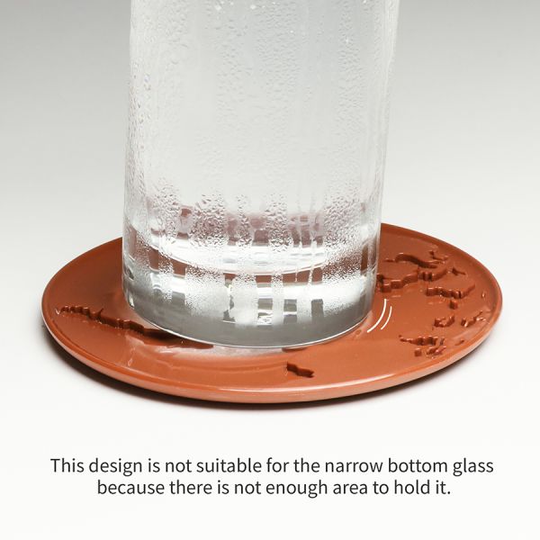 Набор подставок для кружки/стакана World Coaster, серые, 2 шт., Qualy, изображение 7