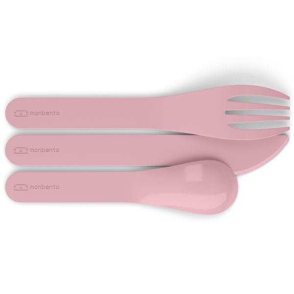 Набор из 3 столовых приборов в футляре MB Pocket, color blush, Monbento, изображение 6