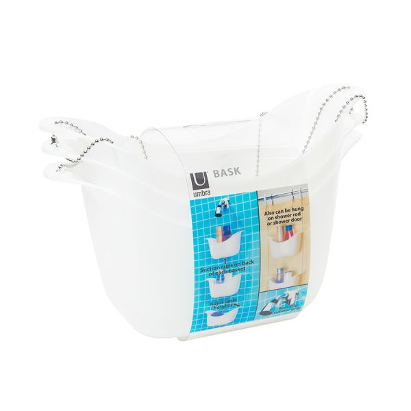 Органайзер для душа Bask, белый/никель, Umbra, изображение 6