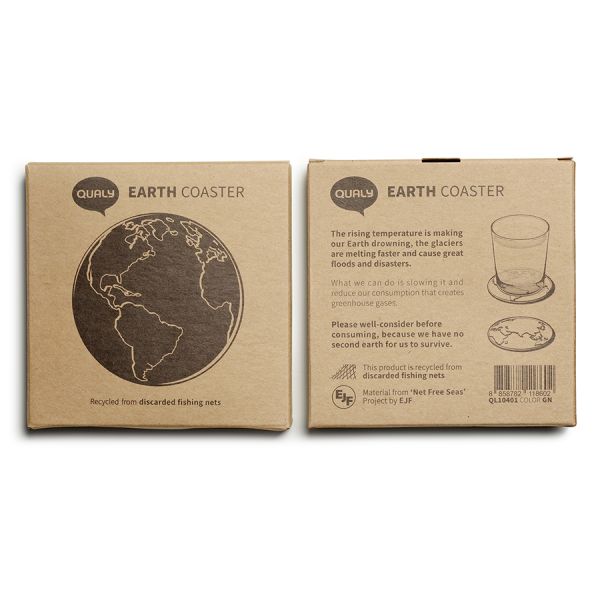 Набор подставок для кружки/стакана World Coaster, коричневые, 2 шт., Qualy, изображение 11