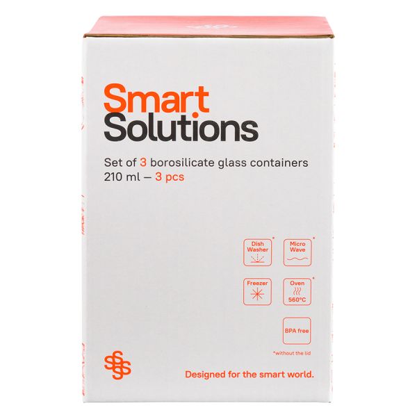 Набор контейнеров для запекания и хранения Smart Solutions Pastel, 3 шт., Smart Solutions, изображение 21