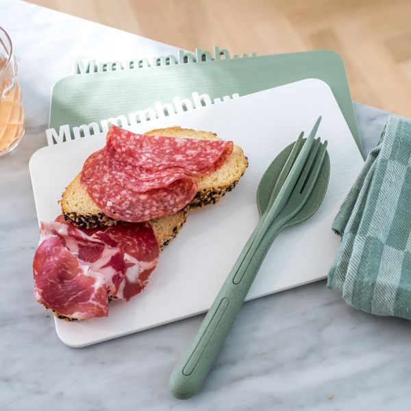 Набор столовых приборов Klikk, Organic, зеленый, 3 пред., Koziol, изображение 2