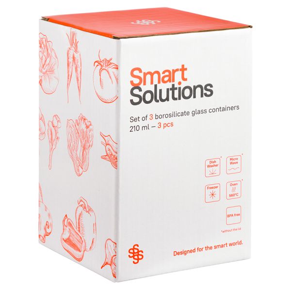 Набор контейнеров для запекания и хранения Smart Solutions Pastel, 3 шт., Smart Solutions, изображение 22