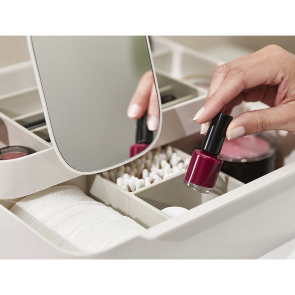 Органайзер для косметики с выдвижным отсеком и съемным зеркалом Viva Large, Joseph Joseph, изображение 11