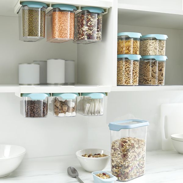 Набор из 3 подвесных контейнеров для хранения CupboardStore 1,3 л темный опал, Joseph Joseph, изображение 6