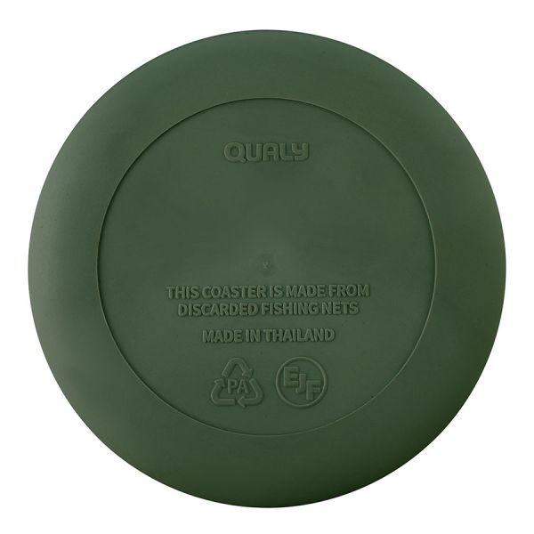 Набор подставок для кружки/стакана World Coaster, зеленые, 2 шт., Qualy, изображение 2