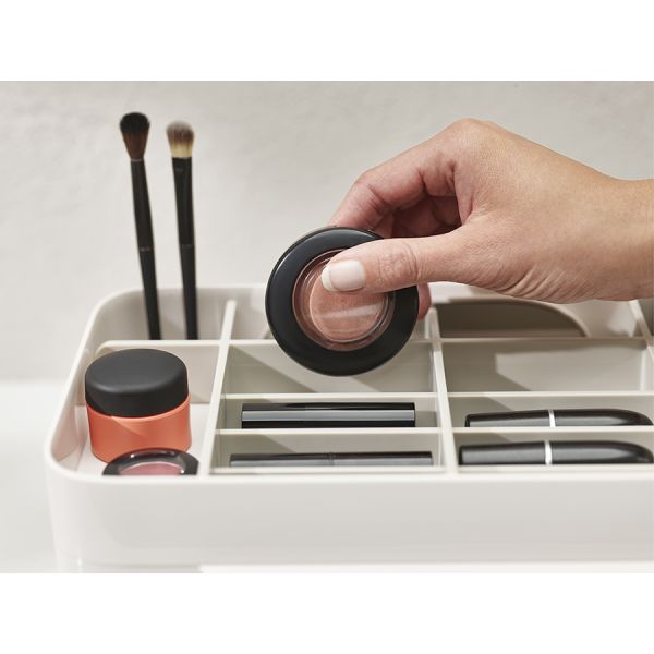 Органайзер для косметики с выдвижным отсеком и съемным зеркалом Viva Large, Joseph Joseph, изображение 10