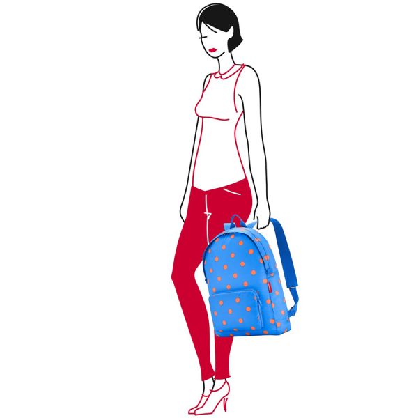 Рюкзак складной Mini maxi azure dots, Reisenthel, изображение 4