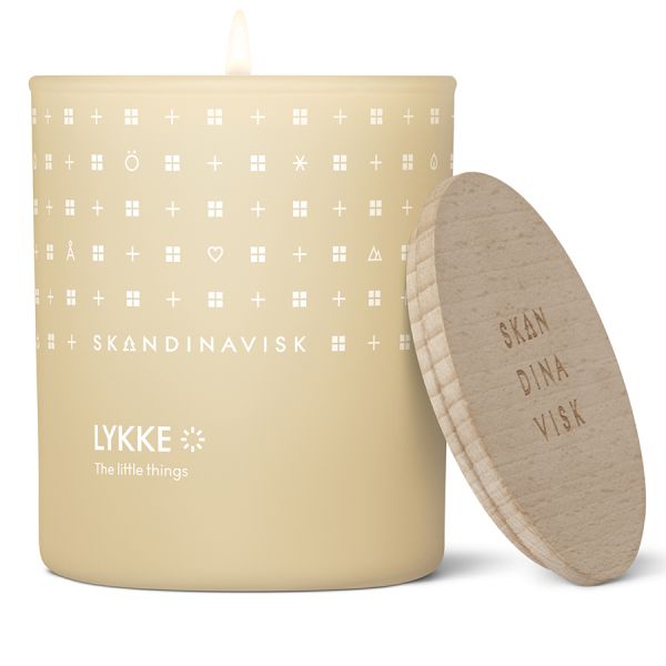 Свеча ароматическая LYKKE с крышкой, 200 г (новая), S K A N D I N A V I S K, изображение 5