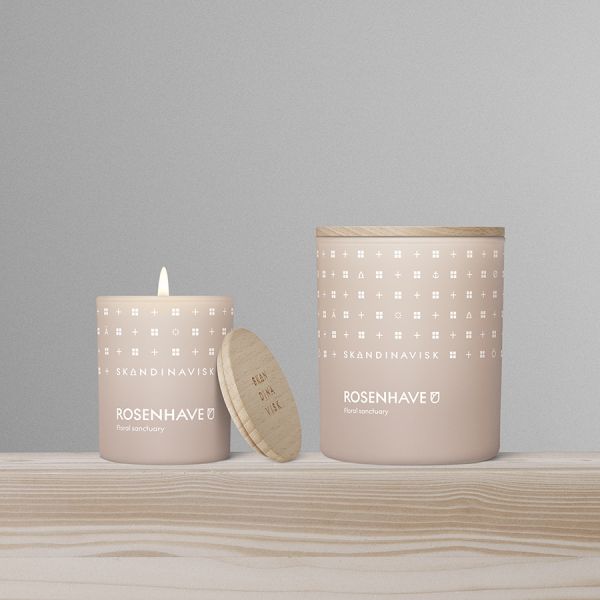 Свеча ароматическая ROSENHAVE с крышкой, 200 г (новая), S K A N D I N A V I S K, изображение 3