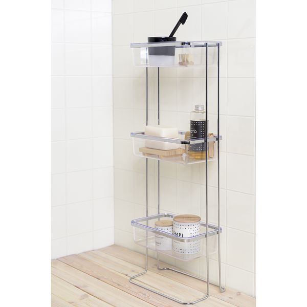 Полка напольная трехъярусная Siv, хром, Bergenson Bjorn Bath, изображение 3