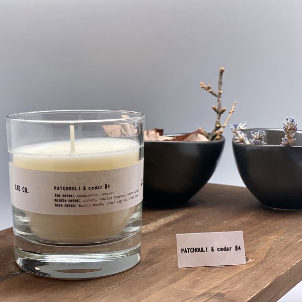 Свеча ароматическая LAB CO, Пачули и кедр, 40 ч, Ambientair, изображение 2