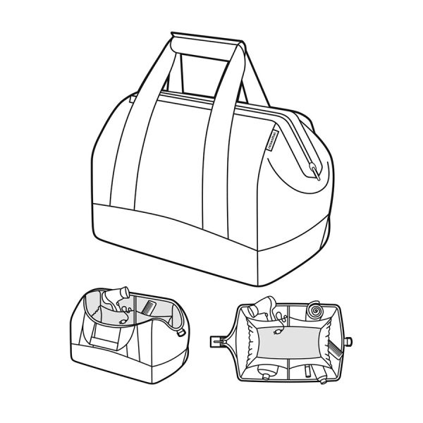 Сумка Allrounder M glencheck red, Reisenthel, изображение 5
