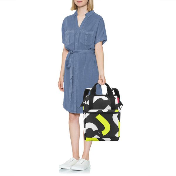 Рюкзак Allrounder R large signature  bold yellow, Reisenthel, изображение 6