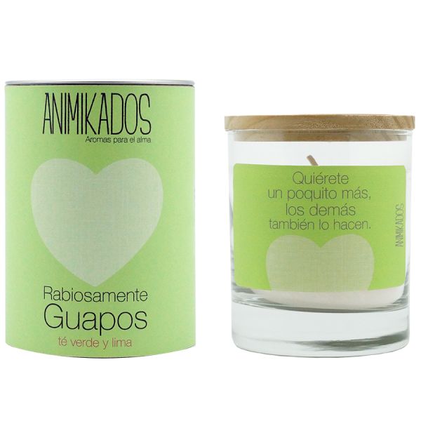 Свеча ароматическая Animikados, Absolutely Fabulous, Зеленый чай и лайм, 40 ч., Ambientair, изображение 2