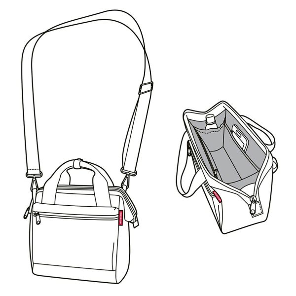 Сумка Allrounder cross zebra, Reisenthel, изображение 6