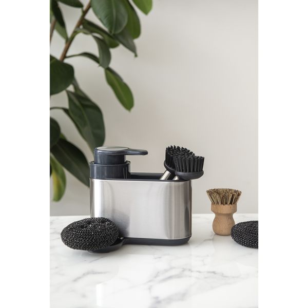 Органайзер с диспенсером для мыла Atle, 15,8х12,7х17,8 см, серебристый, Smart Solutions, изображение 9