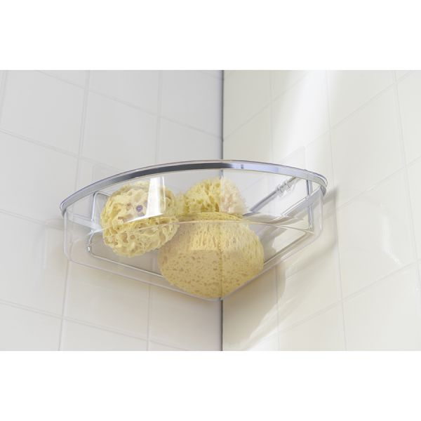 Полка для душа настенная угловая Siv, хром, Bergenson Bjorn Bath, изображение 2