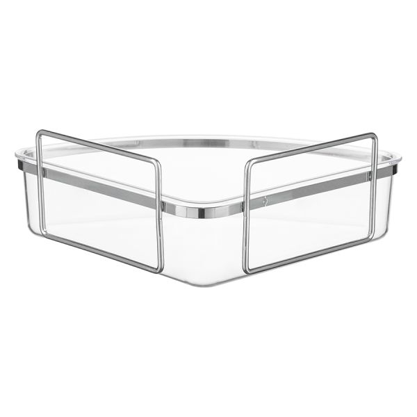 Полка для душа настенная угловая Siv, хром, Bergenson Bjorn Bath, изображение 5