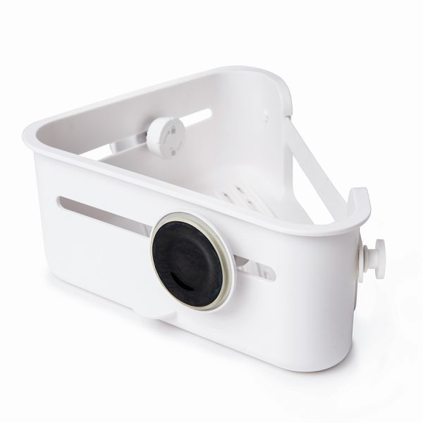 Полочка для душа угловая Flex, белая, Umbra, изображение 14