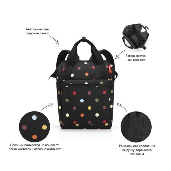 Рюкзак Allrounder R dots, Reisenthel, изображение 3