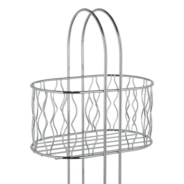 Полка для ванной напольная Stig, хром, Bergenson Bjorn Bath, изображение 6