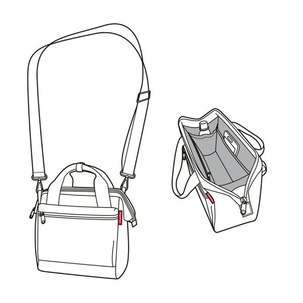 Сумка Allrounder cross paisley ruby, Reisenthel, изображение 4