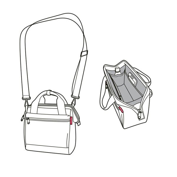 Сумка Allrounder cross twist silver, Reisenthel, изображение 5