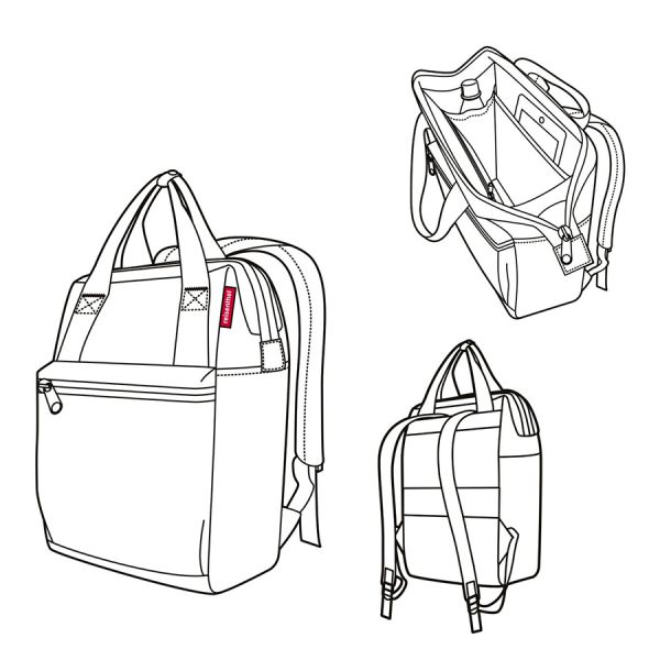 Рюкзак Allrounder R glencheck red, Reisenthel, изображение 5