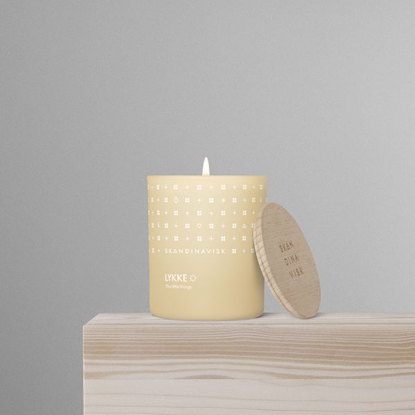 Свеча ароматическая LYKKE с крышкой, 200 г (новая), S K A N D I N A V I S K, изображение 2