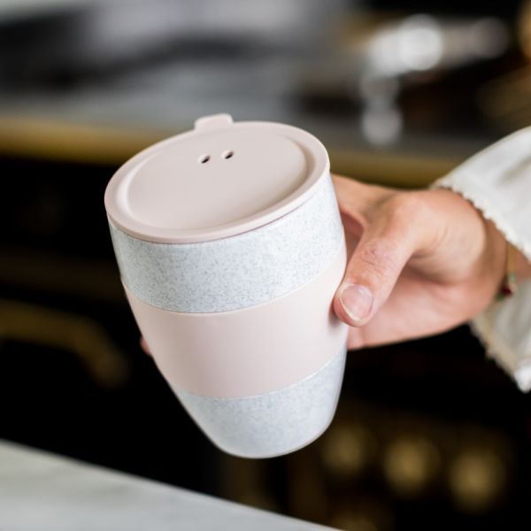 Термокружка Aroma To Go, Organic, 400 мл, серая, Koziol, изображение 6