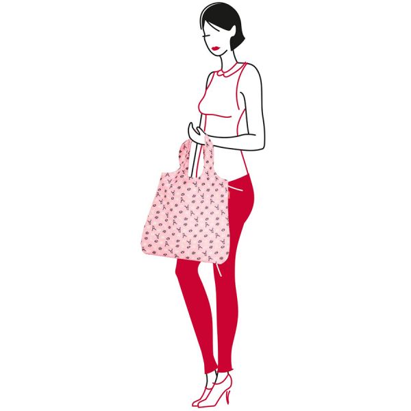 Сумка складная Mini maxi shopper bavaria rose, Reisenthel, изображение 4