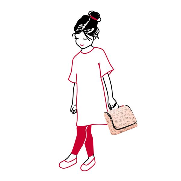 Сумка-органайзер Toiletbag cats and dogs rose, Reisenthel, изображение 3