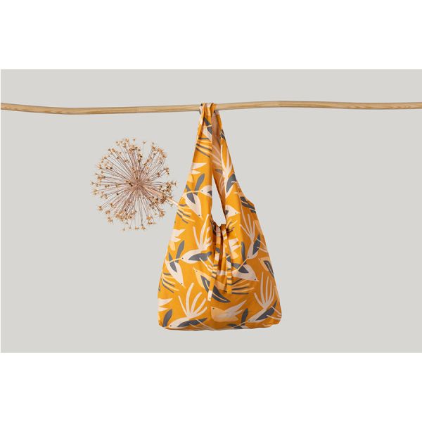 Сумка-авоська складная из хлопка с принтом Birds of Nile из коллекции Wild, Tkano, изображение 6