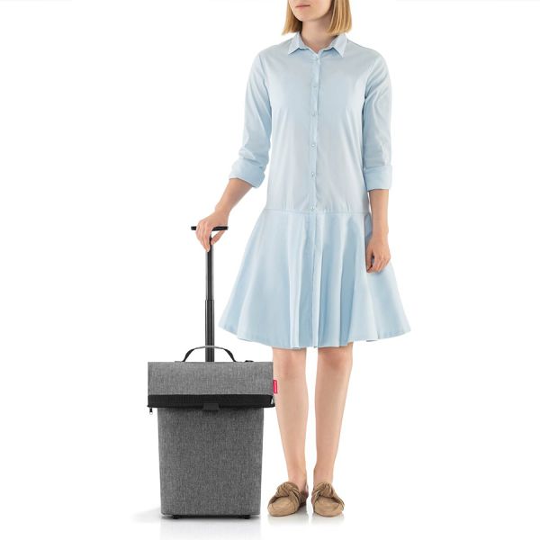 Сумка-тележка Trolley M twist silver, Reisenthel, изображение 3