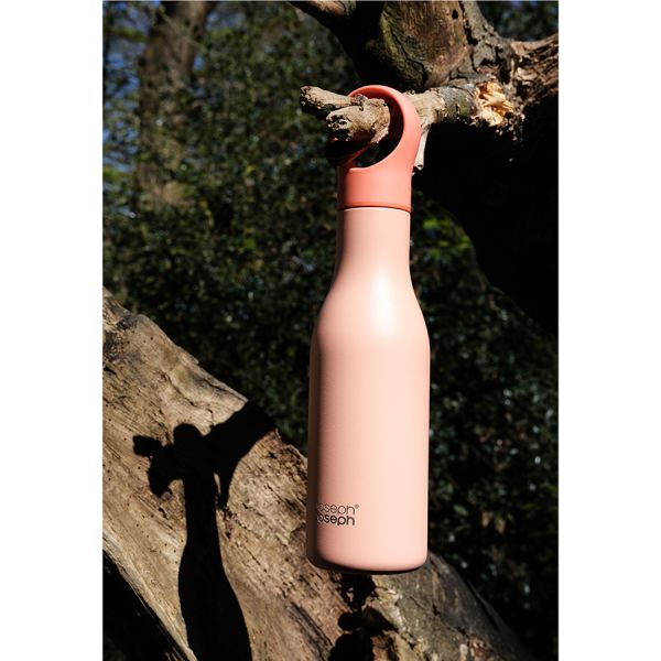 Термобутылка Loop, 500 мл, коралловая, Joseph Joseph, изображение 6