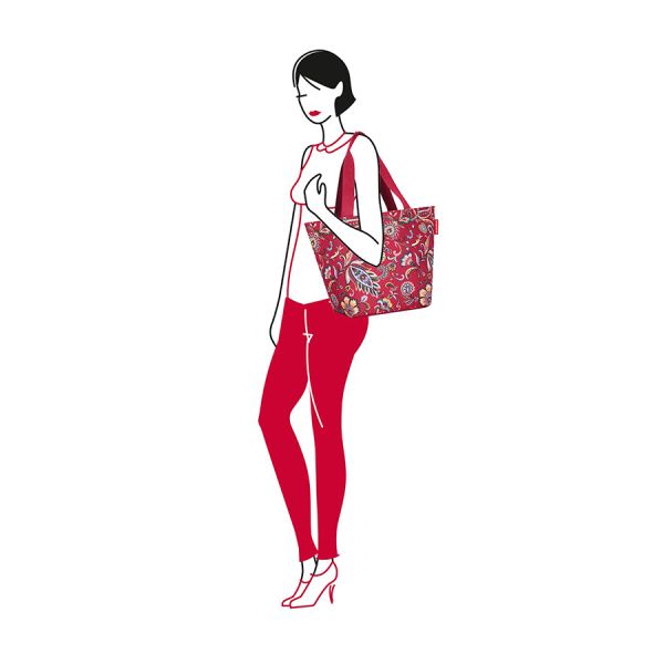 Сумка Shopper M paisley ruby, Reisenthel, изображение 4
