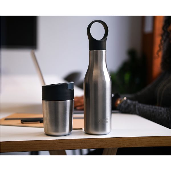 Термобутылка Loop, 500 мл, антрацит, Joseph Joseph, изображение 4